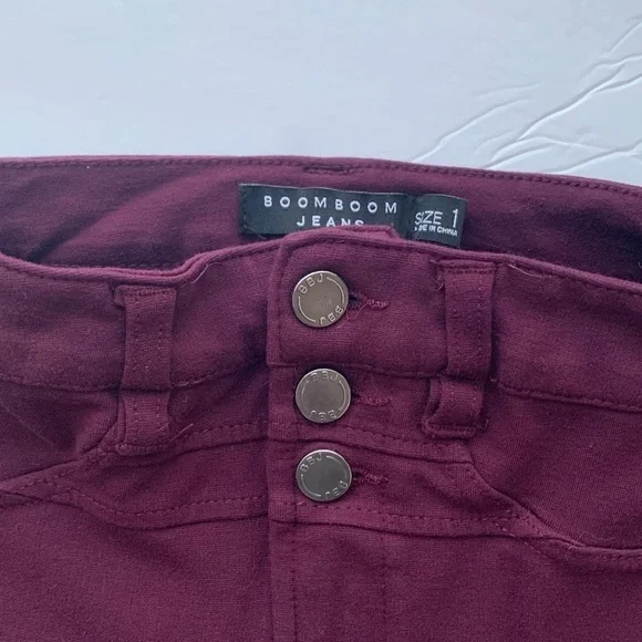 BoomBoom Jeans Skinny Mid Rise Pants - Picture 2 of 7